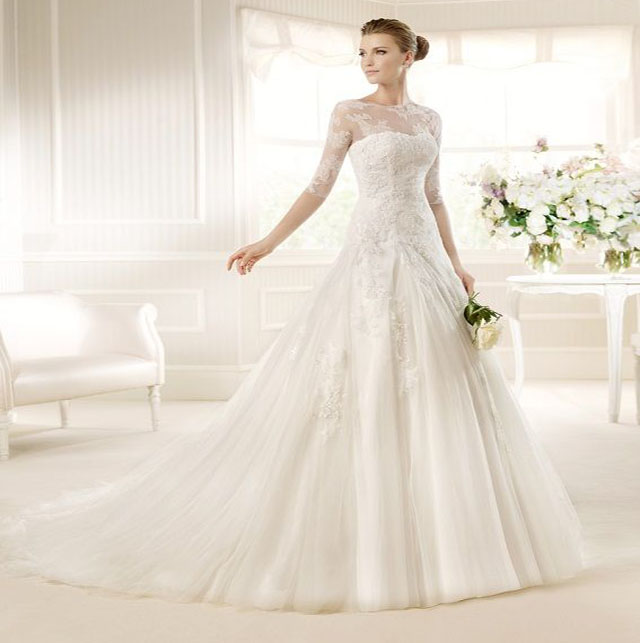 tendência de vestido de noiva para 2014