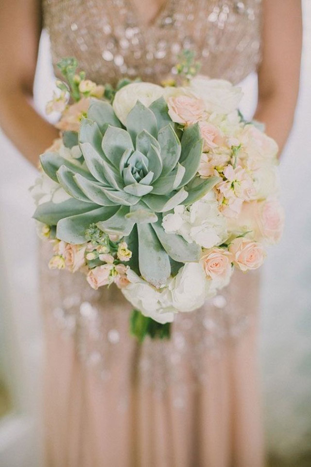 Macro-buquês ou buquê de flor gigante: Tendência para casamento