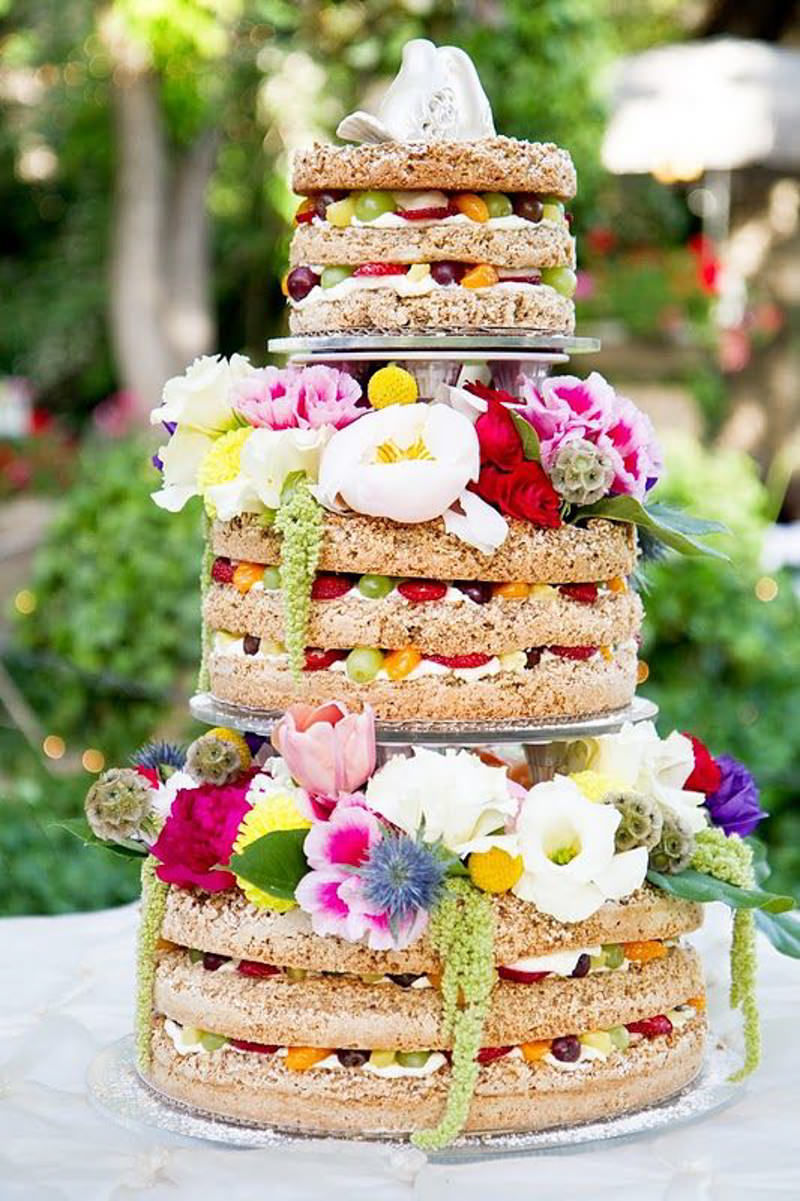 126 naked cake