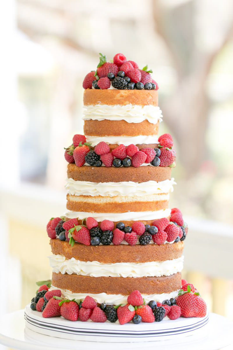 34 naked cake