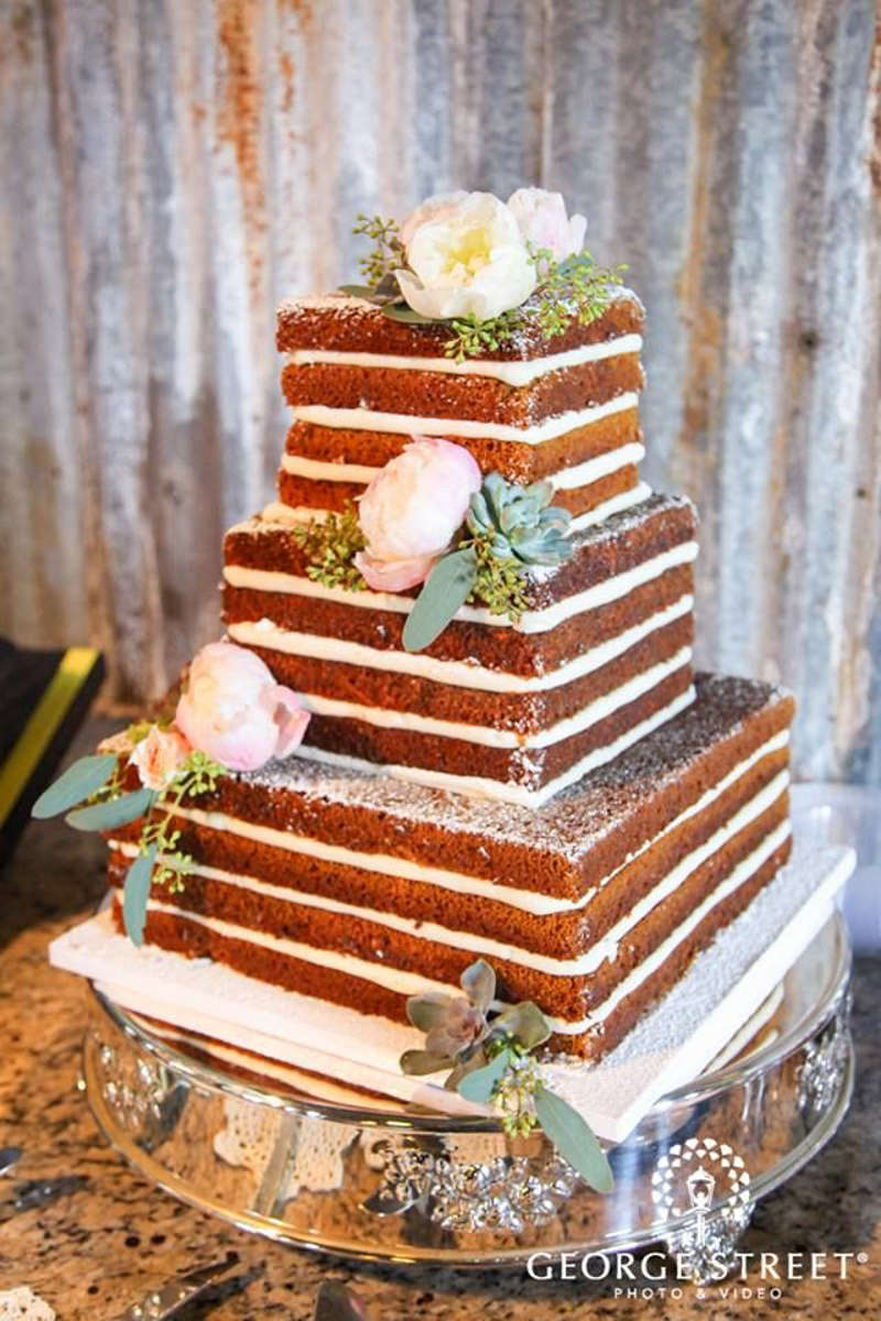 70 naked cake