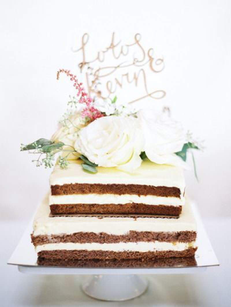 71 naked cake