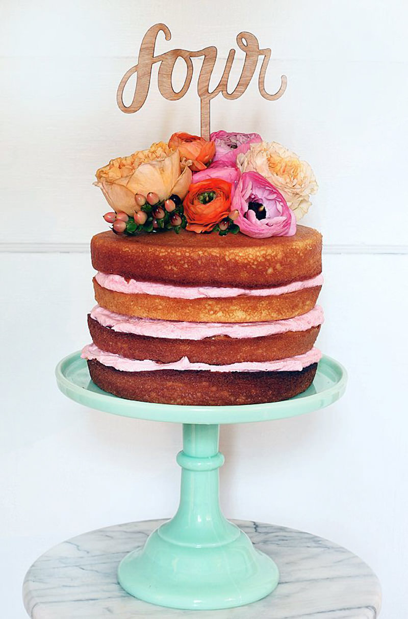 83 naked cake