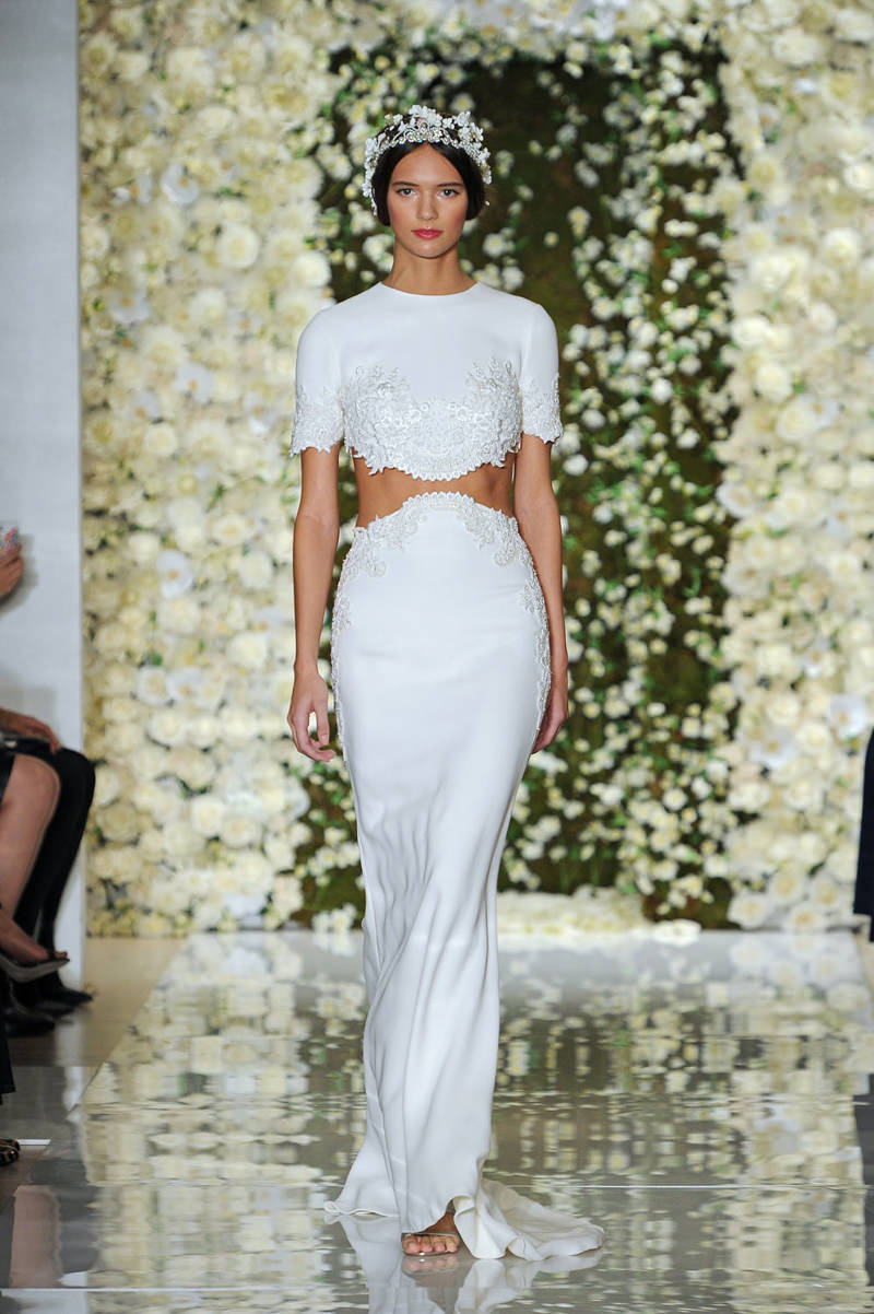 Designer: Reem Acra  New York Bridal Fashion Week FW15,  October 2014