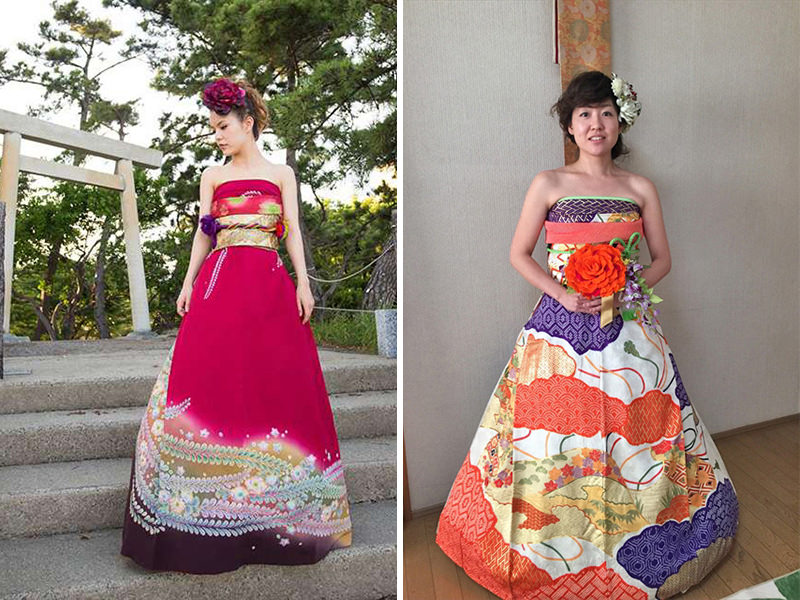 vestidos japoneses modernos