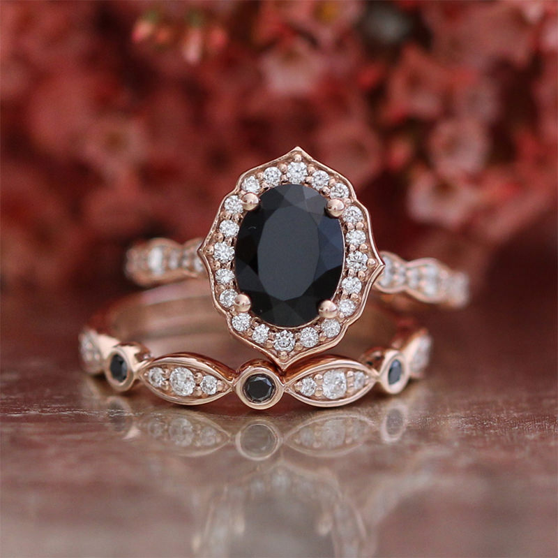 anel-de-noivado-diamante-preto-vintage