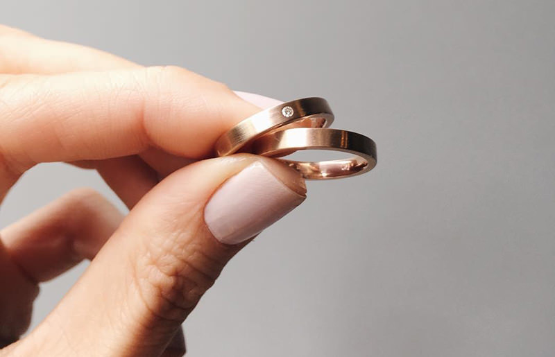 23 alianças em ouro rosê para você se inspirar - eNoivado