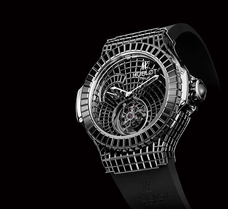  Relógio Hublot Black Caviar Bang s