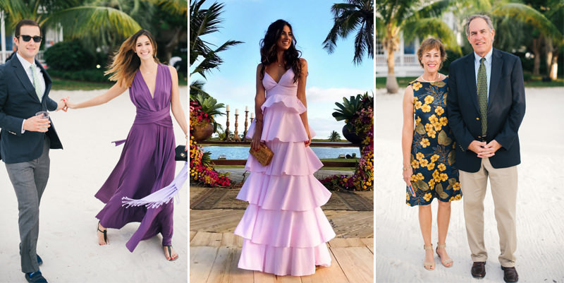 trajes para casamento na praia convidados