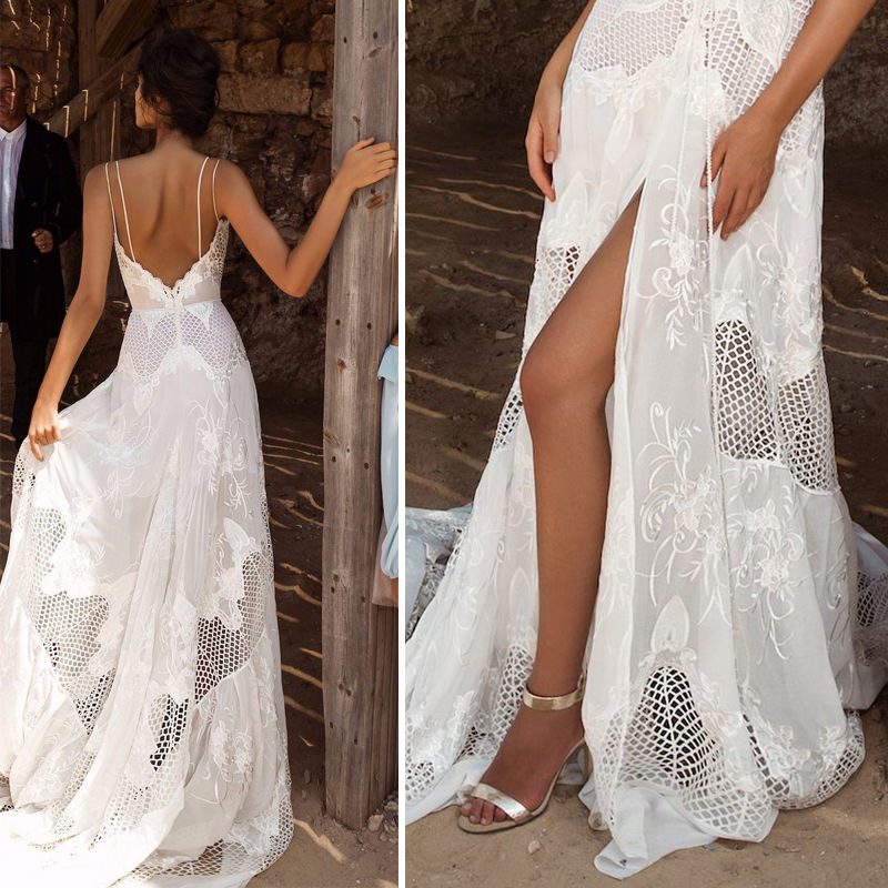 roupa branca para casamento na praia