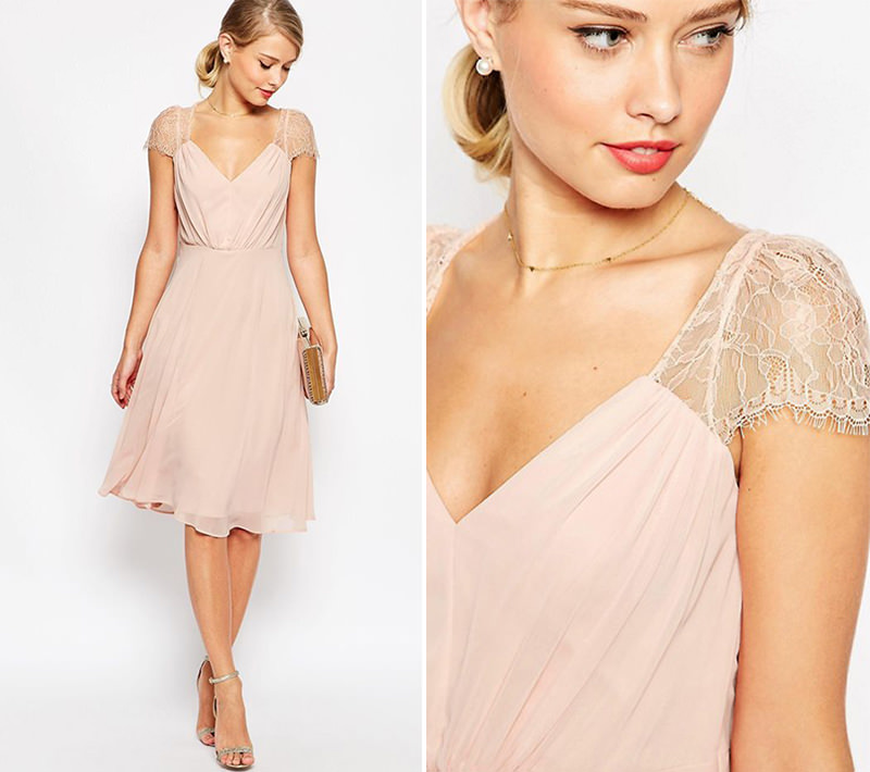 vestido para casamento civil rose