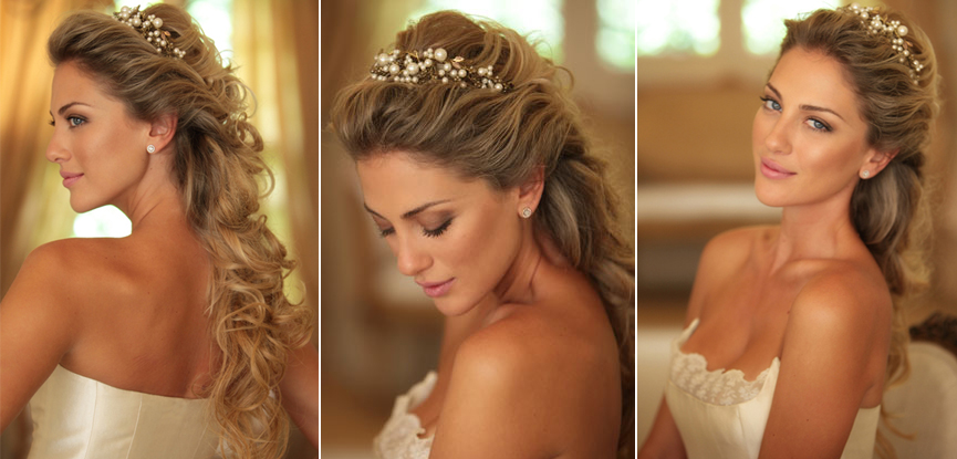 17 Ideias De Penteado Para Noivas Com Cabelos Longos - Enoivado
