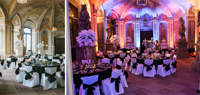 espaco-de-eventos-para-casamento-art-deco-detalhe-das-mesas-cartela-de-cores-branco-preto-e-dourado-salao-iluminado-34