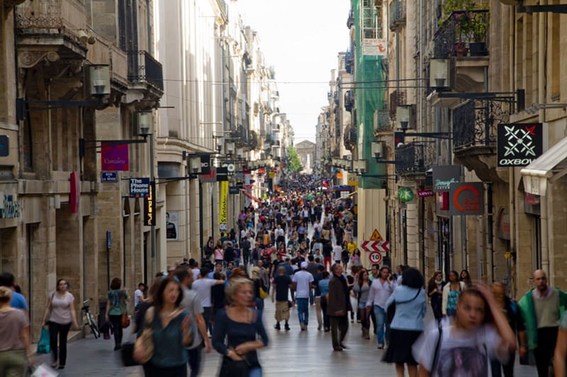 rue-st-catherine-rua-de-comercio-bordeaux-franca