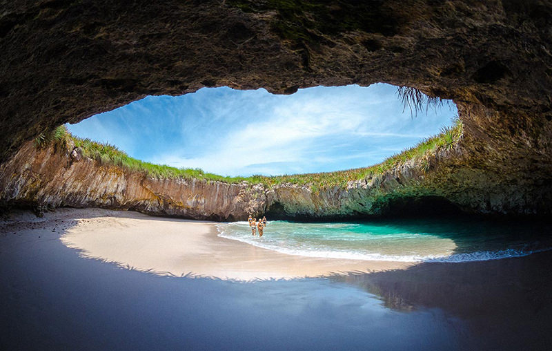 praia-do-amor-marietas-mexico