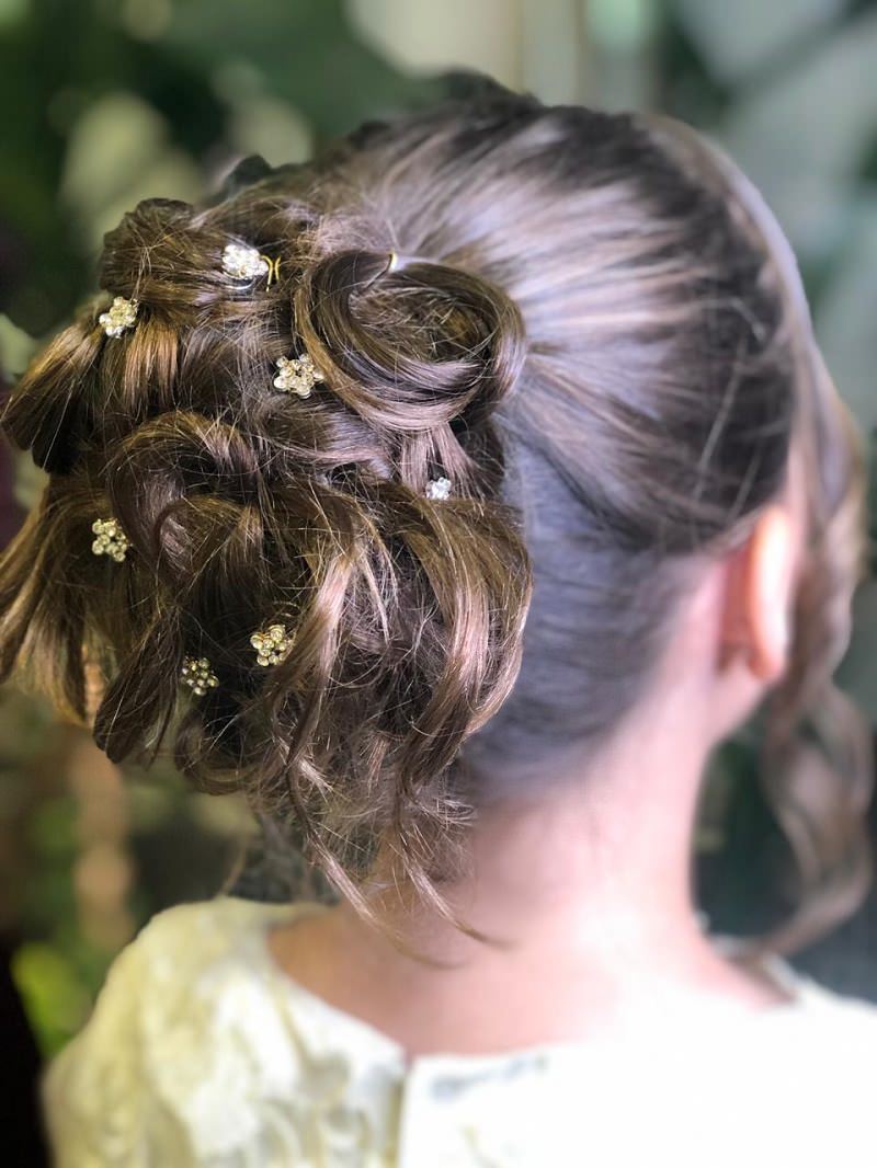 17 ideias de penteado de dama de honra que são uma fofura - eNoivado