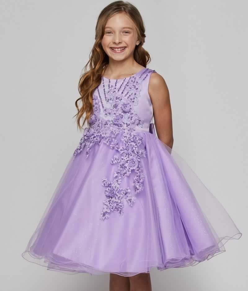 vestido infantil dama de honra estilo princesa