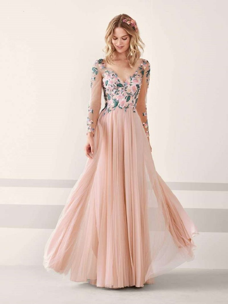 16-vestido-de-noiva-rosa-com-flores