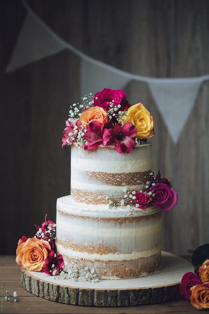 20 ideias de bolo de casamento com flores naturais para se inspirar ...