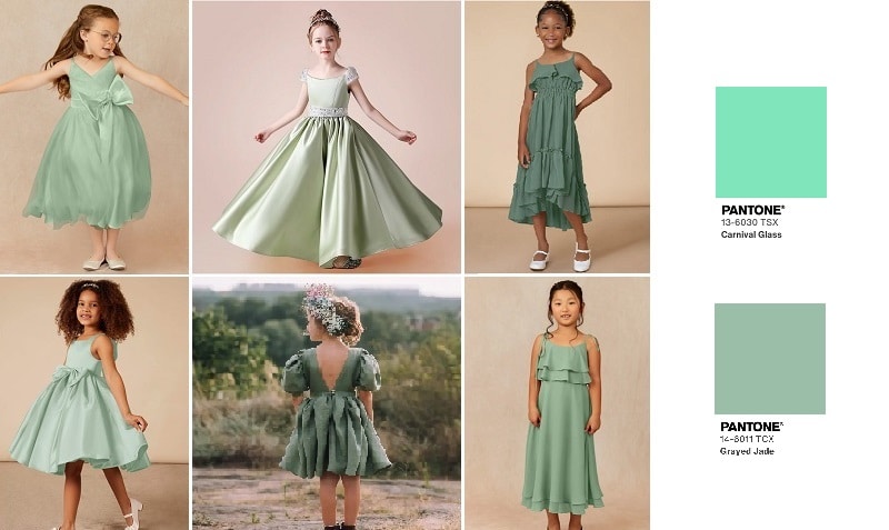 dama-de-honra-com-vestidos-verde-claro-agua-jade-azulado