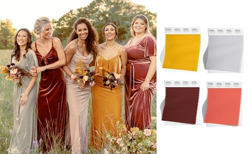 tons-terrosos-roupa-de-madrinhas-outono-inverno-23-24-inspiracao-pantone-cartela-de-cores-casamento