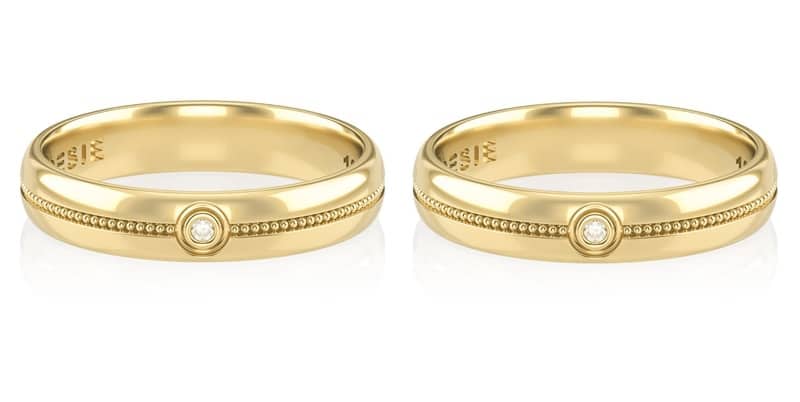 alianca-de-ouro-amarelo-com-diamante-solitario-lapidacao-brilhante