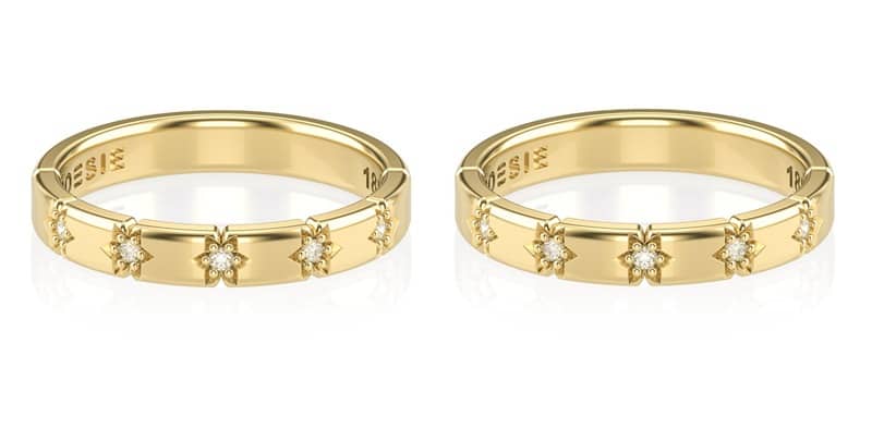 alianca-de-ouro-amarelo-com-diamantes-lapidacao-brilhante-modelo-cravado-em-estrela