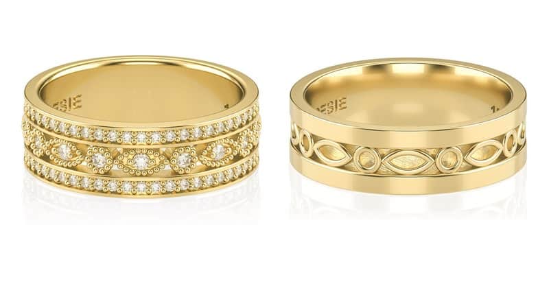 aliancas-de-ouro-amarelo-diferentes-e-que-tem-o-mesmo-estilo